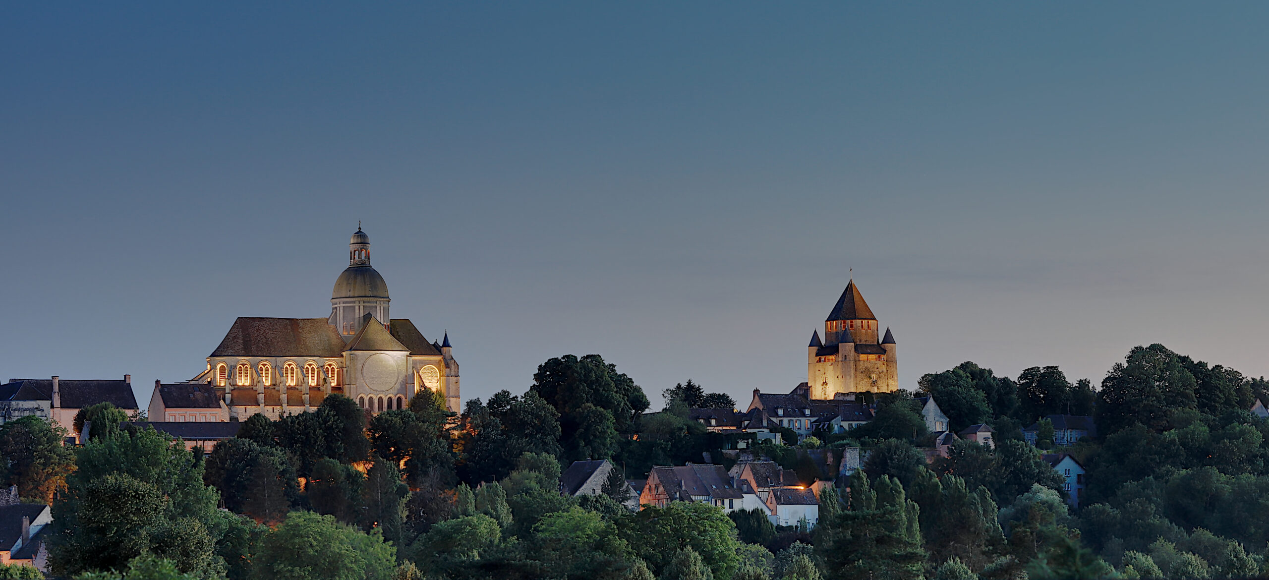 provins | vue nocturne